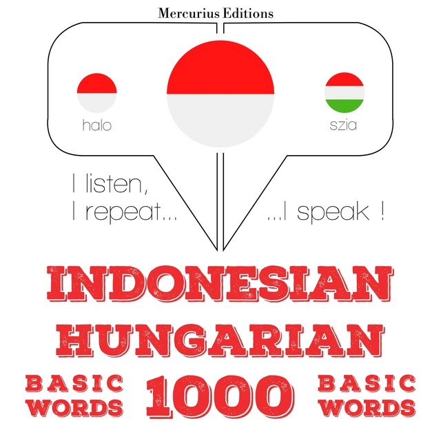 Bokomslag för 1000 kata-kata penting di Hungaria