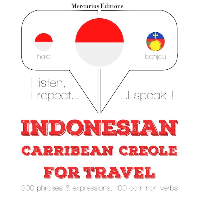 Book cover for kata perjalanan dan frase dalam Haiti Creole
