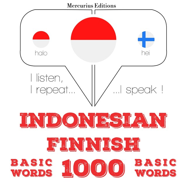 Buchcover für 1000 kata-kata penting di Finlandia
