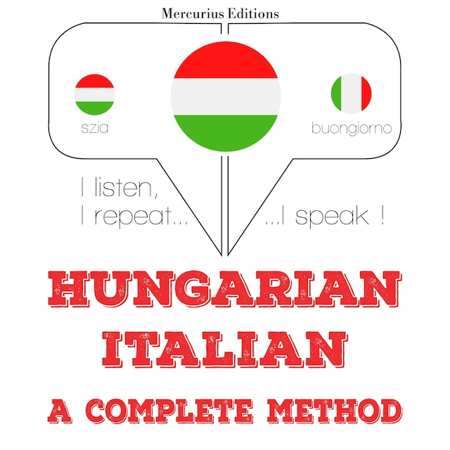 Kirjankansi teokselle Magyar - olasz: teljes módszer