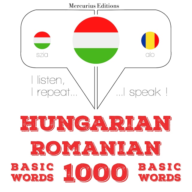 Buchcover für Magyar - román: 1000 alapszó