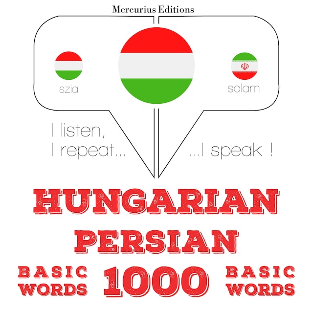 Bogomslag for Magyar - perzsa: 1000 alapszó