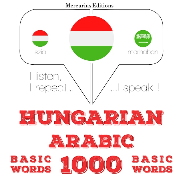 Copertina del libro per Magyar - arab: 1000 alapszó