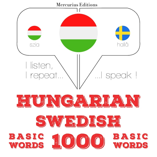 Book cover for Magyar - svéd: 1000 alapszó