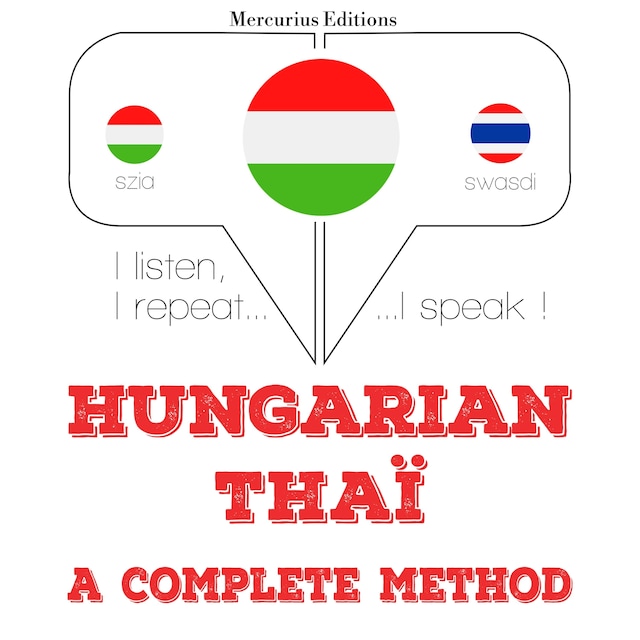 Portada de libro para Magyar - thai: teljes módszer