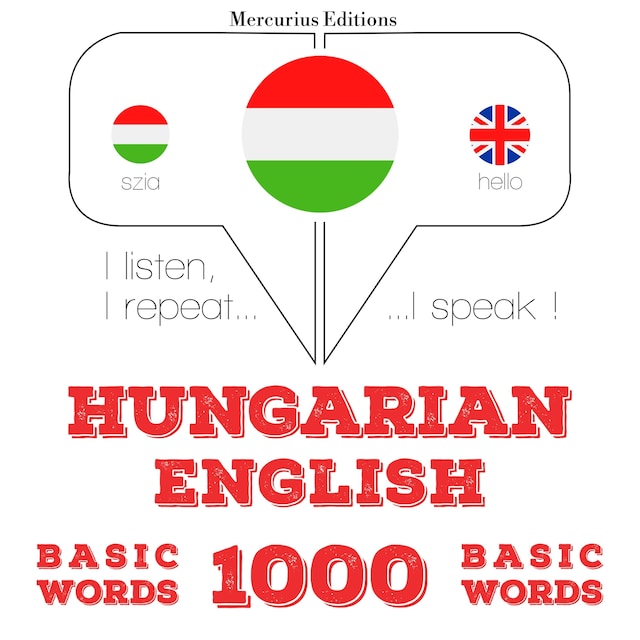 Buchcover für Magyar - angol: 1000 alapszó