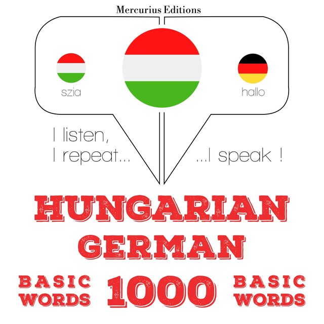 Bogomslag for Magyar - német: 1000 alapszó