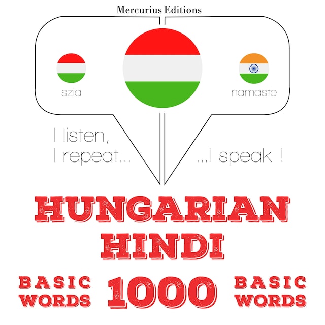 Buchcover für Magyar - hindi: 1000 alapszó