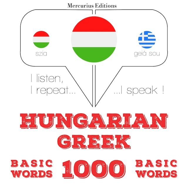 Bogomslag for Magyar - görög: 1000 alapszó