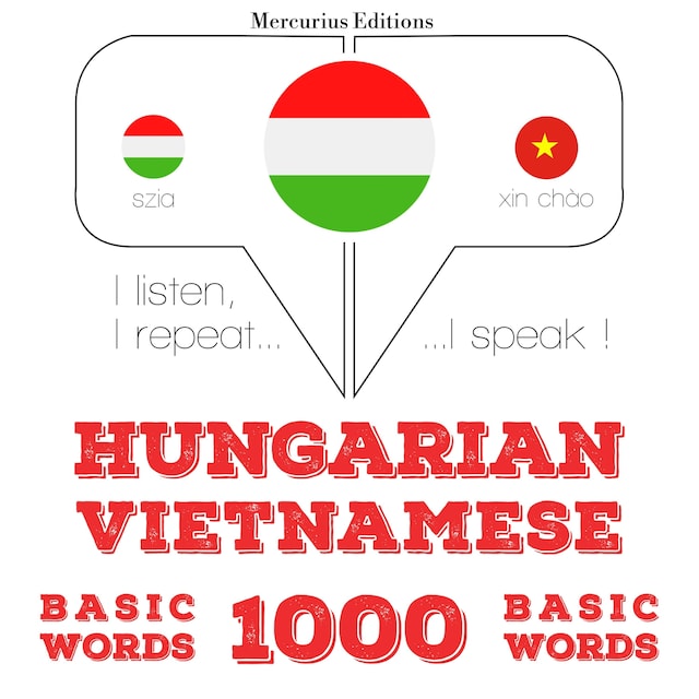 Copertina del libro per Magyar - vietnami: 1000 alapszó