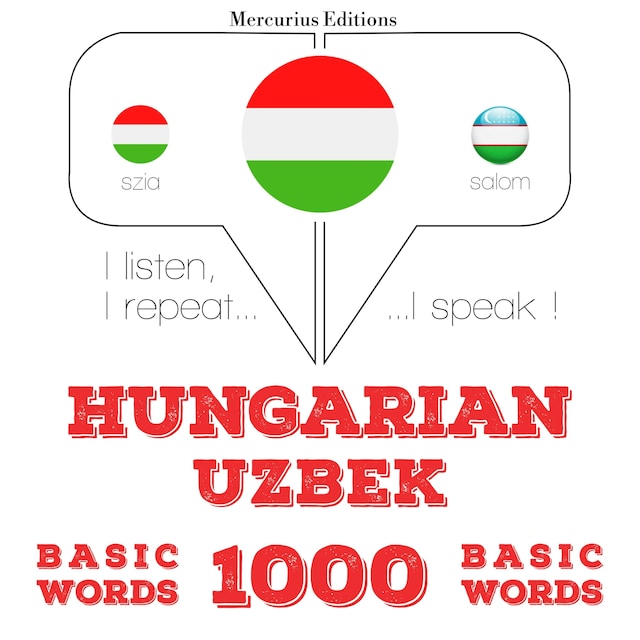 Book cover for Magyar - üzbég: 1000 alapszó