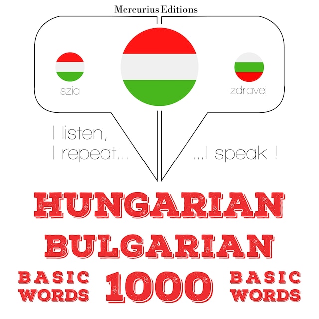 Book cover for Magyar - bolgár: 1000 alapszó