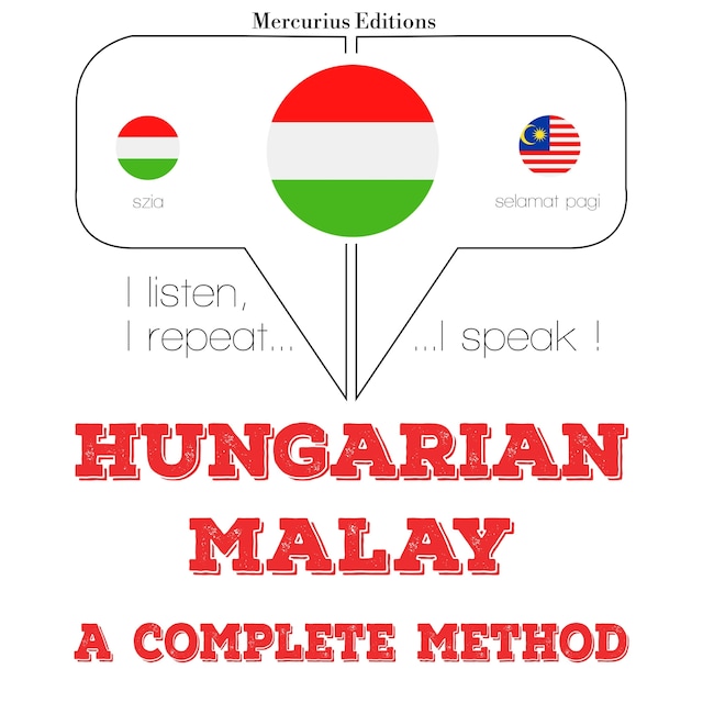 Boekomslag van Magyar - maláj: teljes módszer