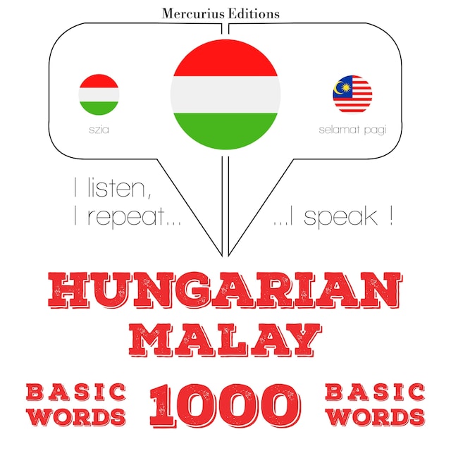 Portada de libro para Magyar - maláj: 1000 alapszó
