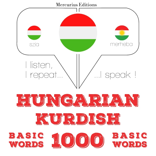 Portada de libro para Magyar - kurd: 1000 alapszó