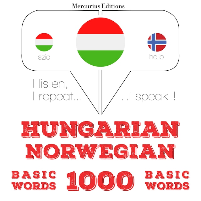 Bokomslag för Magyar - norvég: 1000 alapszó