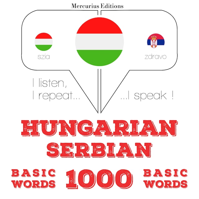 Portada de libro para Magyar - szerb: 1000 alapszó
