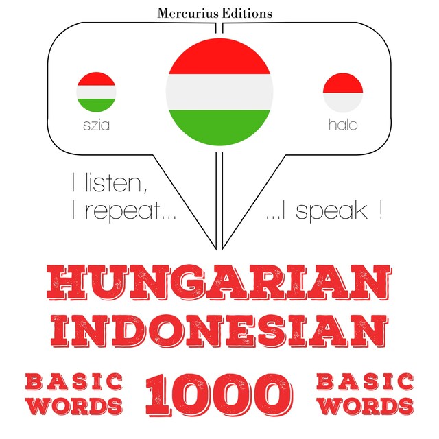 Okładka książki dla Magyar - indonéz: 1000 alapszó