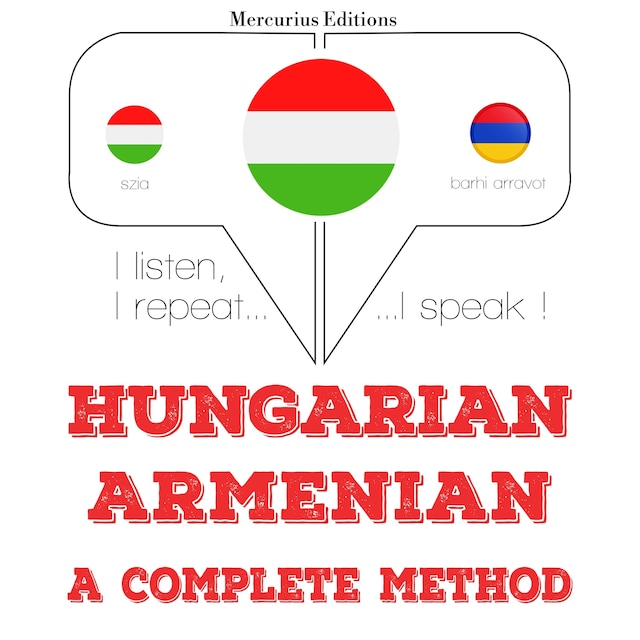 Boekomslag van Magyar - örmény: teljes módszer