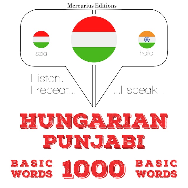 Buchcover für Magyar - pandzsábi: 1000 alapszó