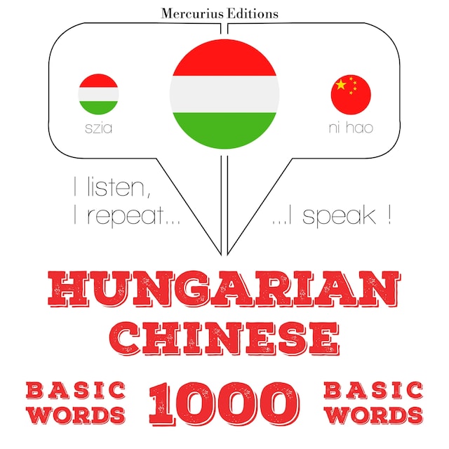 Bogomslag for Magyar - kínai: 1000 alapszó