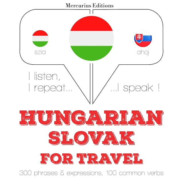Buchcover für Magyar - szlovák: utazáshoz