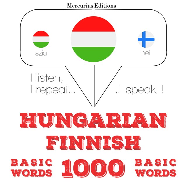 Buchcover für Magyar - finn: 1000 alapszó