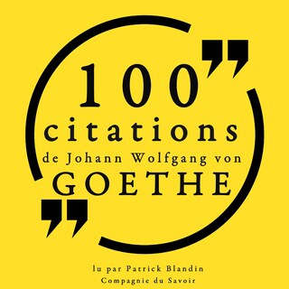 100 citations de Johann Wolfgang von Goethe bookCoverFor