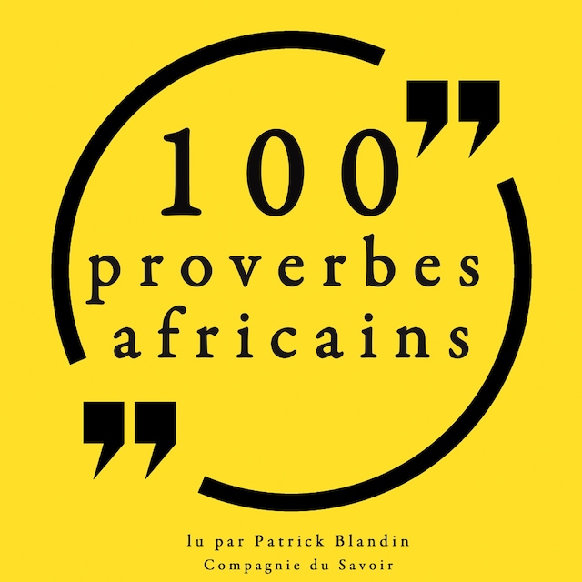 Bokomslag for 100 proverbes africains