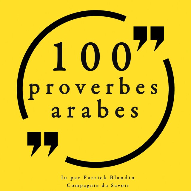 Buchcover für 100 proverbes arabes