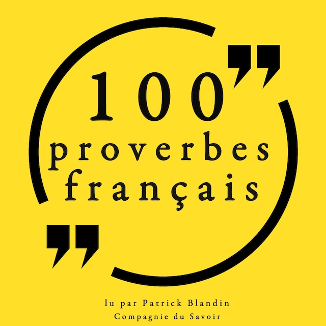 Couverture de livre pour 100 proverbes français