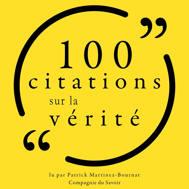 Okładka książki dla 100 citations sur la vérité