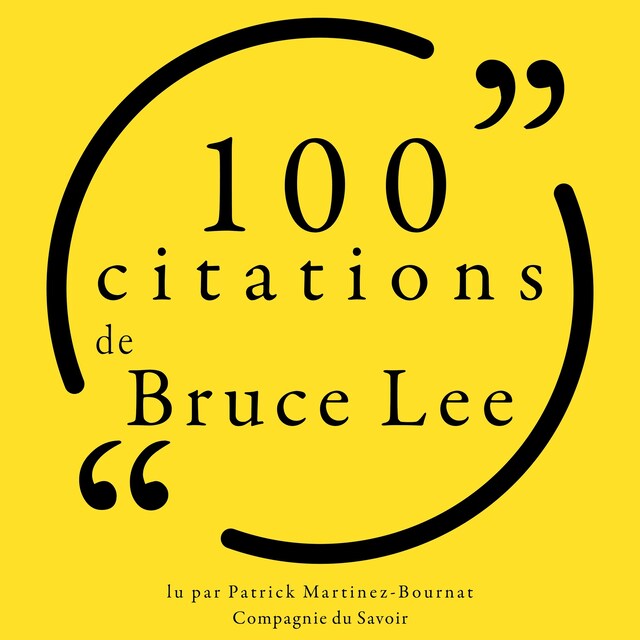 Book cover for 100 citations de Bruce Lee