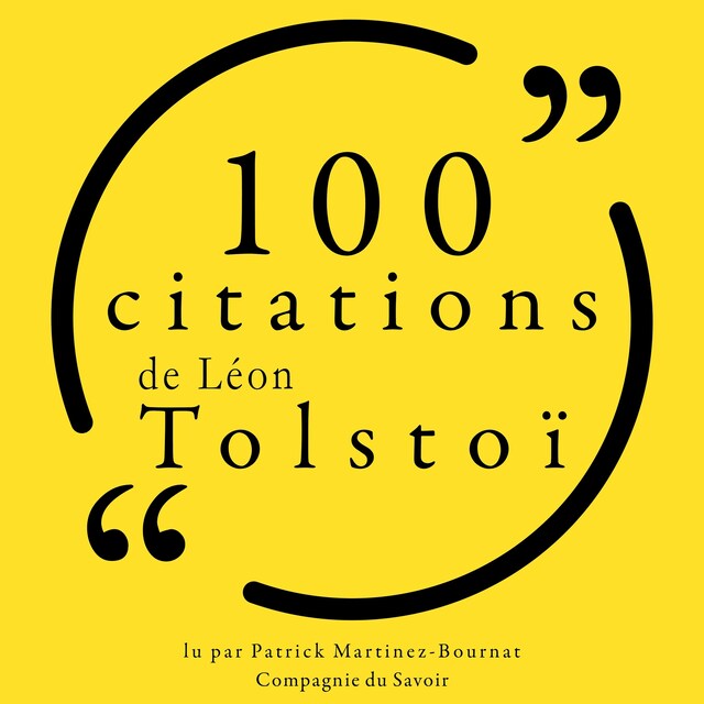 Book cover for 100 citations de Léon Tolstoï