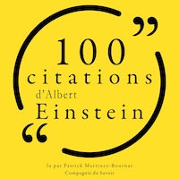 100 citations d'Albert Einstein