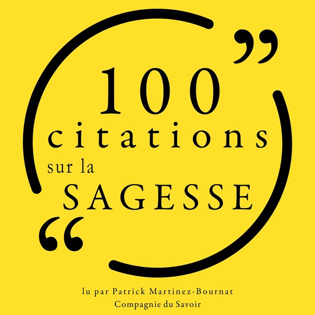 Bokomslag for 100 citations sur la sagesse