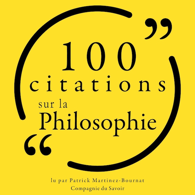 Bokomslag for 100 citations sur la philosophie