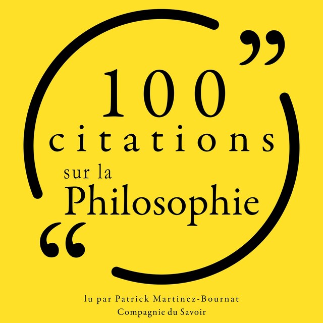 Buchcover für 100 citations sur la philosophie