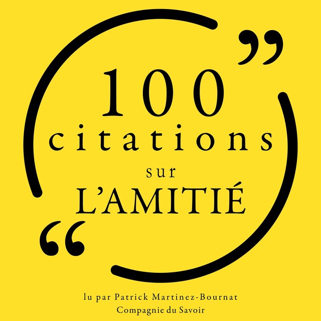 Okładka książki dla 100 citations sur l'amitié