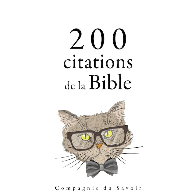 Boekomslag van 200 citations de la Bible