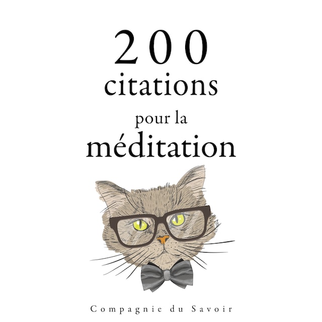 Book cover for 200 citations pour la méditation