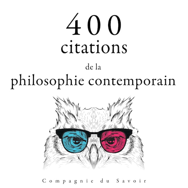 Kirjankansi teokselle 400 citations de la philosophie contemporaine