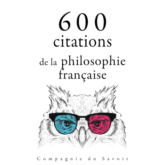 Bogomslag for 600 citations de la philosophie française
