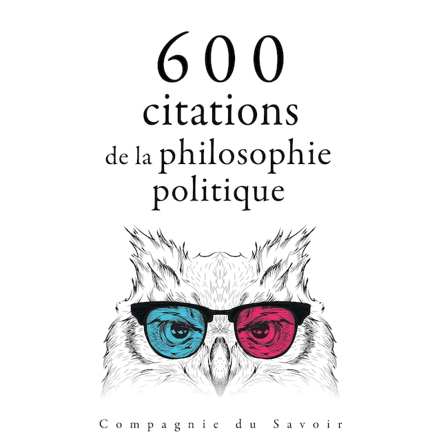 Couverture de livre pour 600 citations de la philosophie politique