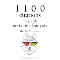 1100 citations des grands écrivains français du XIXe siècle