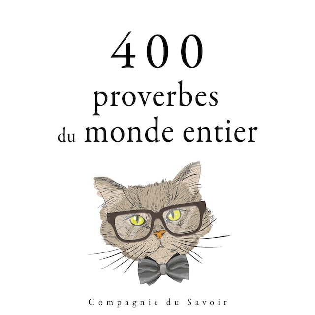 Copertina del libro per 400 proverbes du monde entier