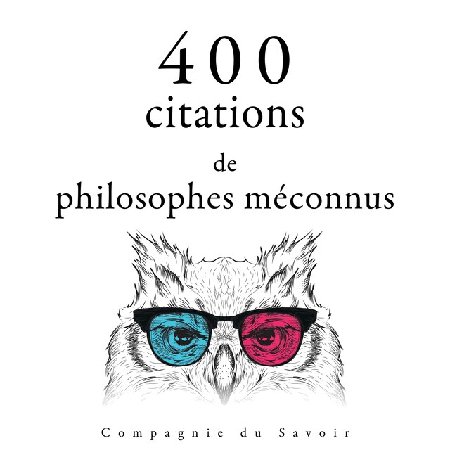 Kirjankansi teokselle 400 citations de philosophes méconnus