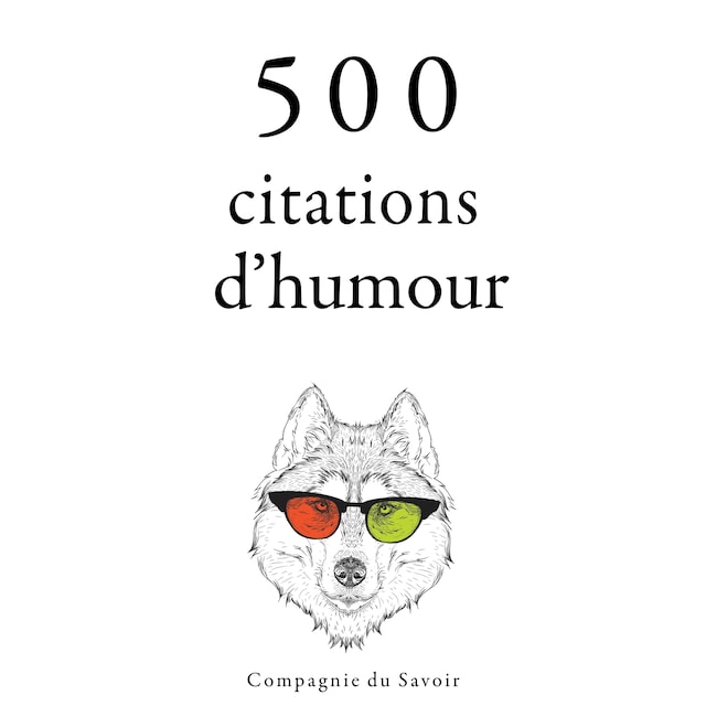 Couverture de livre pour 500 citations d'humour