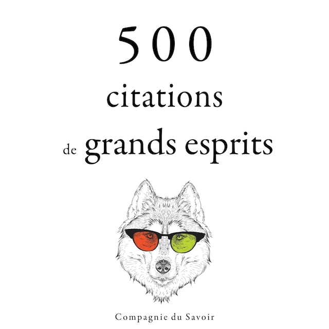 Okładka książki dla 500 citations de grands esprits