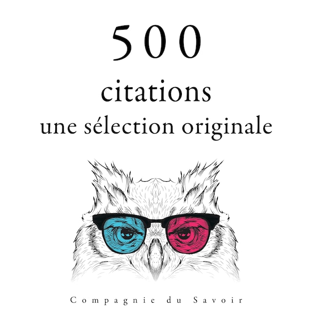 Boekomslag van 500 citations : une sélection originale